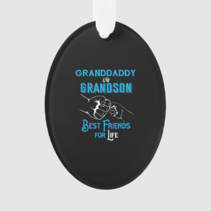 Granddaddy & Grandson Best Friends For Life Ornament