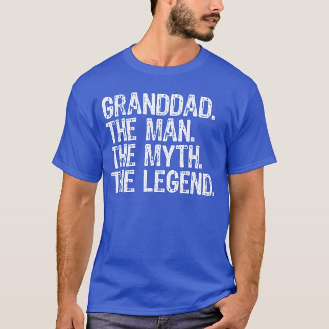 Granddadhe Manhe Mythhe Legend Cool Funny funny T-Shirt (Front)