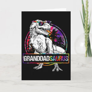 Granddadsaurus Dinosaur Granddad Saurus Matching T Card