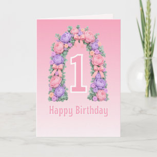 Granddaughter 1st Birthday Card