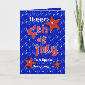 Granddaughter American Star Card