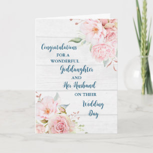 Granddaughter and Husband Congratulations Card