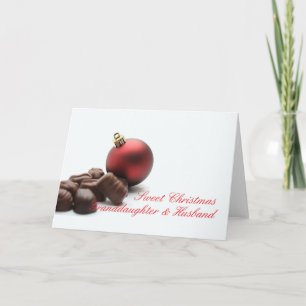 Granddaughter and Husband Merry Christmas card