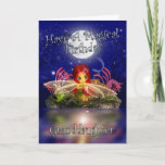 Granddaughter Birthday Card - Cute Little Fairy -<br><div class="desc">Granddaughter Birthday Card - Cute Little Fairy - Water Scenery</div>