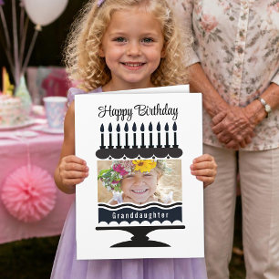 Granddaughter  Birthday Custom Photo Cake  Card