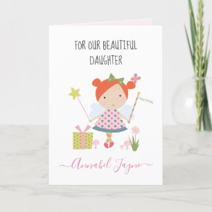 Granddaughter birthday fairy girls whimsical  card