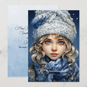 Granddaughter Blonde Haired Girl Christmas Wishes