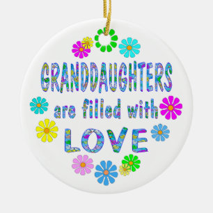 Granddaughter Ceramic Ornament