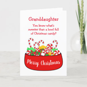 Granddaughter Christmas Card