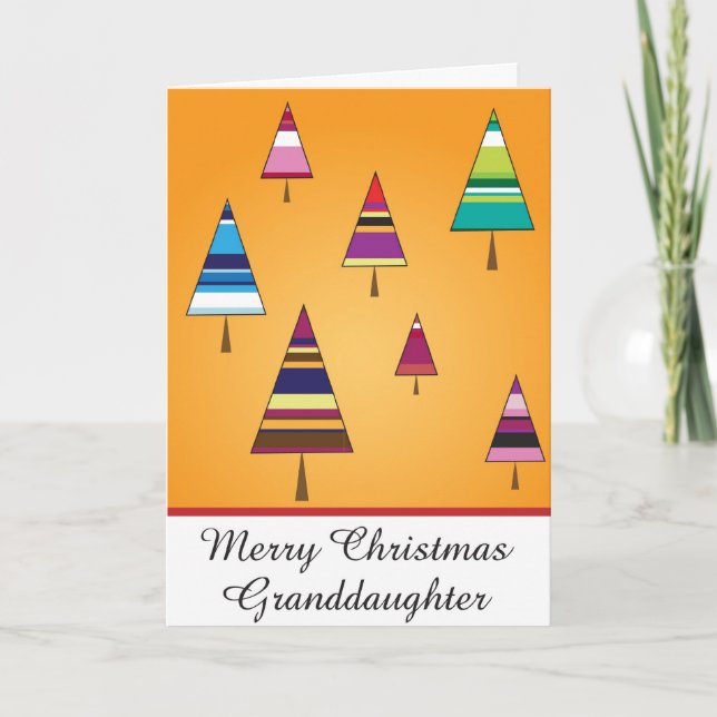 granddaughter christmas greeting card (Front)