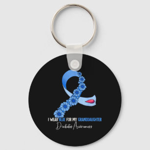 Granddaughter Diabetes Awareness Keychain