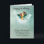 Granddaughter Fairy Birthday Card With Doves<br><div class="desc">Granddaughter Fairy Birthday Card With Doves</div>