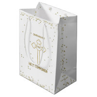 Granddaughter First Holy Communion Gold Look Cross