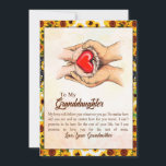 Granddaughter Gift | Love Grandmother Family Group Holiday Card<br><div class="desc">Granddaughter Gifts | To My Granddaughter Matching Family Group Love From Granddaughter</div>