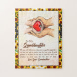 Granddaughter Gift | Love Grandmother Family Group Jigsaw Puzzle<br><div class="desc">Granddaughter Gifts | To My Granddaughter Matching Family Group Love From Granddaughter</div>