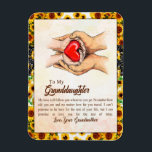 Granddaughter Gift | Love Grandmother Family Group Magnet<br><div class="desc">Granddaughter Gifts | To My Granddaughter Matching Family Group Love From Granddaughter</div>