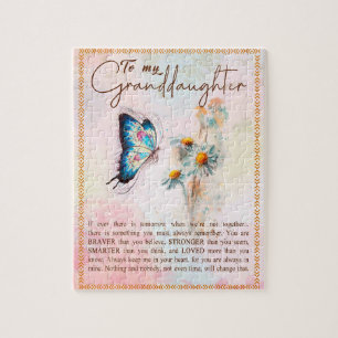 Granddaughter Gifts From Grandpa Grandma Family Jigsaw Puzzle