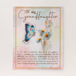 Granddaughter Gifts | From Grandpa Grandma Family Jigsaw Puzzle<br><div class="desc">Granddaughter Gifts | Love From Grandma Grandpa Matching Family Group Butterfly Daisy Flowers Blanket</div>