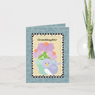 Granddaughter greeting card