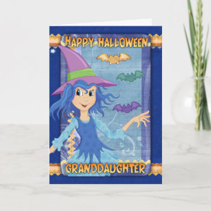 granddaughter halloween greeting card