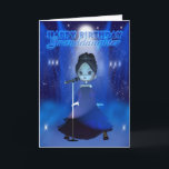 Granddaughter Happy Birthday Singing Deva Cute Car Card<br><div class="desc">Granddaughter Happy Birthday Singing Deva Cute Card</div>