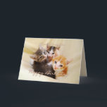Granddaughter Happy Birthday Trio of Kittens Card<br><div class="desc">This card featuring three adorable kittens is perfect for a granddaughter's birthday.  See other Fuzzyball cards for age-specific birthdays and birthday cards for other family members. "Dearest Granddaughter,  Hope you have a purr-fectly meow-velous birthday! Hugs and kisses!"</div>