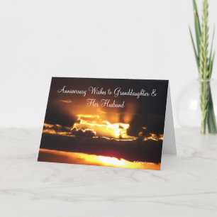 Granddaughter & Husband Anniversary Card
