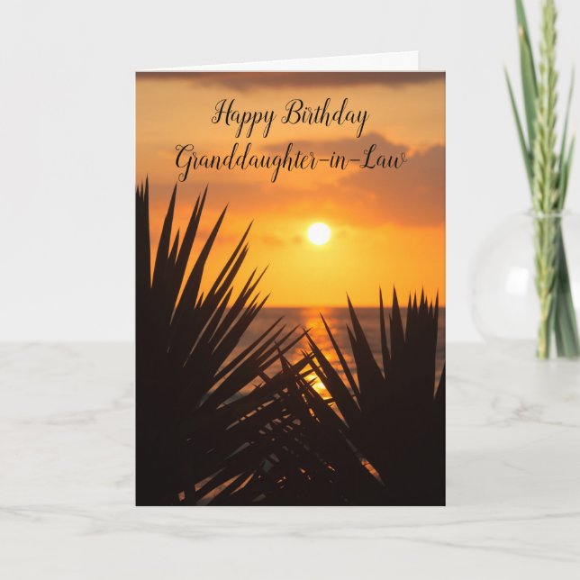 Granddaughter-in-Law Birthday Card (Front)