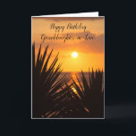 Granddaughter-in-Law Birthday Card<br><div class="desc">Sunset</div>
