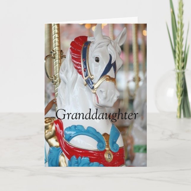 **GRANDDAUGHTER** LOVE ON YOUR BIRTHDAY CARD (Front)