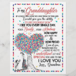 Granddaughter Lovers | Letter To My Granddaughter Letterhead<br><div class="desc">Granddaughter Lovers | To My Granddaughter Special You Are To Me I Love You Love From Grandma</div>