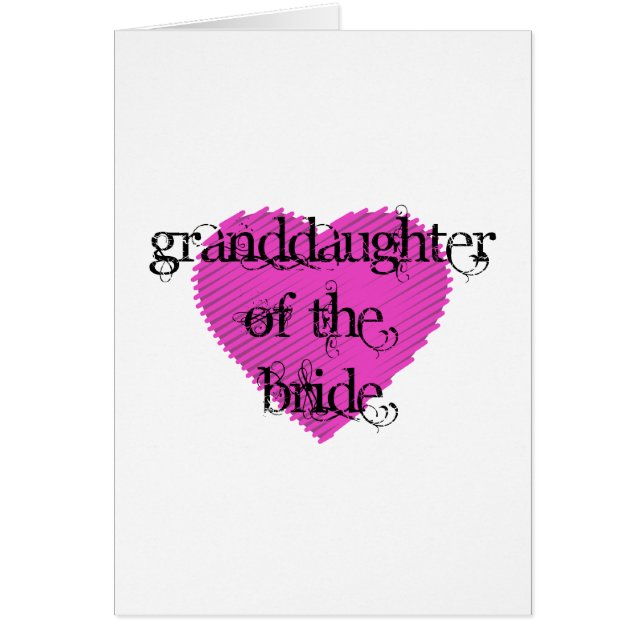 Granddaughter of the Bride (Front)