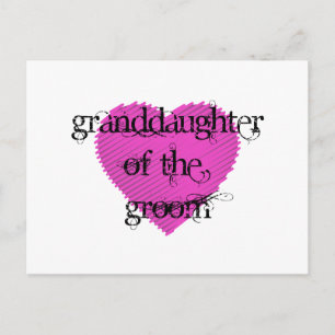 Granddaughter of the Groom Postcard