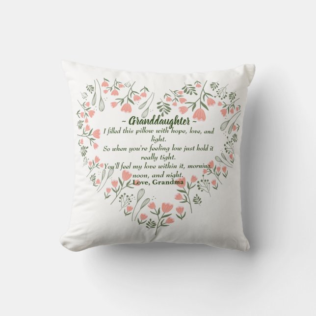 GRANDDAUGHTER PILLOW (Front)