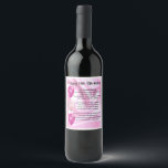 Granddaughter  Poem  Bottle Label  18th  Birthday<br><div class="desc">A great gift for a special granddaughter on her birthday</div>