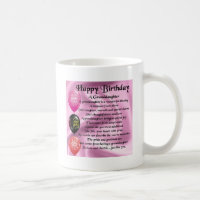 Granddaughter Poem - Happy Birthday Design