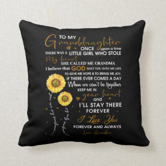 Granddaughter Throw Pillow