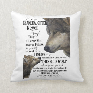 Granddaughter Throw Pillow