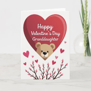 Granddaughter Valentine Love Card