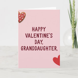 Granddaughter Valentines Day Card