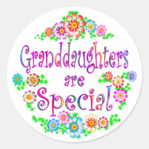 GRANDDAUGHTERS are Special Classic Round Sticker