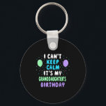 Granddaughter's Birthday, I Can't Keep Calm  Keychain<br><div class="desc">Granddaughter's Birthday,  I Can't Keep Calm</div>