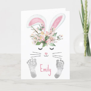Granddaughter's Easter Bunny   Holiday Card