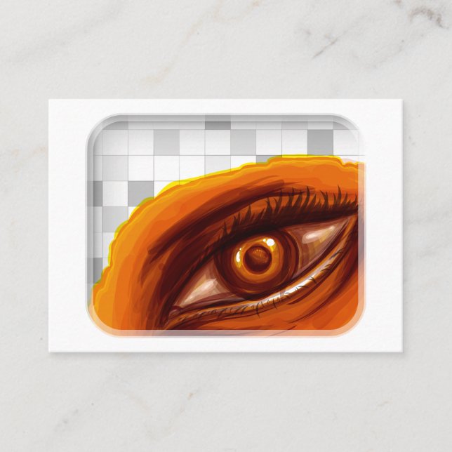 Grande: 3.5" x 2.5" Tarjeta de visita Business Card (Front)