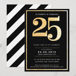 GRANDE ÂGE NUMÉRO INVITATION moderne 25 parties sc