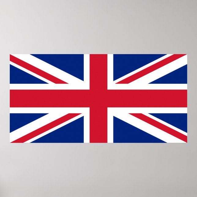 Grande-Bretagne Drapeau UK Poster Royaume-Uni (Devant)