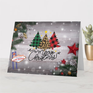 GRANDE carte de Noël Las Vegas