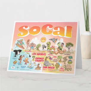 Grande carte de voeux SoCal