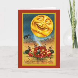 Grande carte Lune Halloween