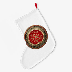 Grande Chaussette De Noël [510] Vegvisir - Viking Gold Magic Runic Compass